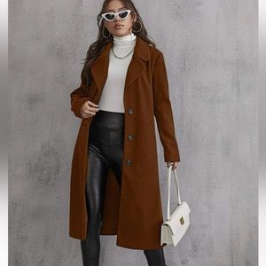 Long blazer overcoat